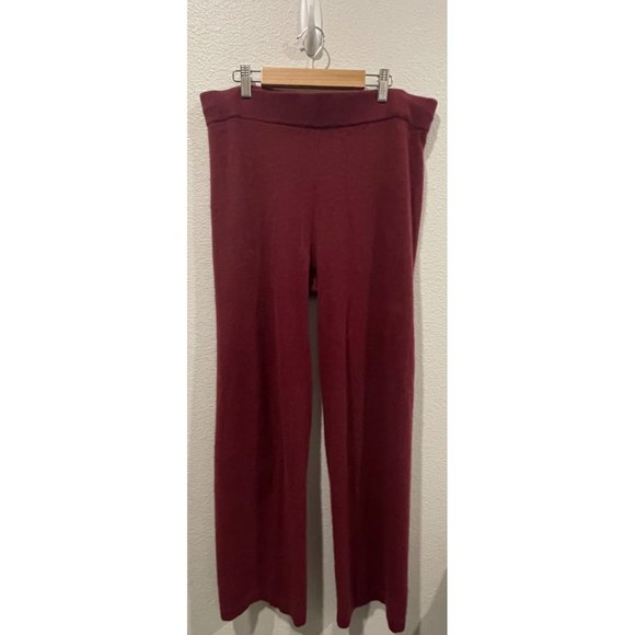 NEIMAN MARCUS CASHMERE Burgundy Pants